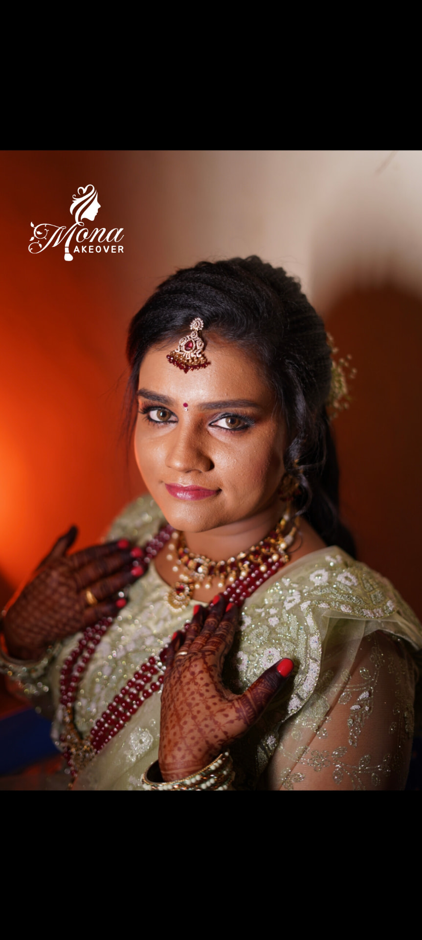 Before bridal makeup