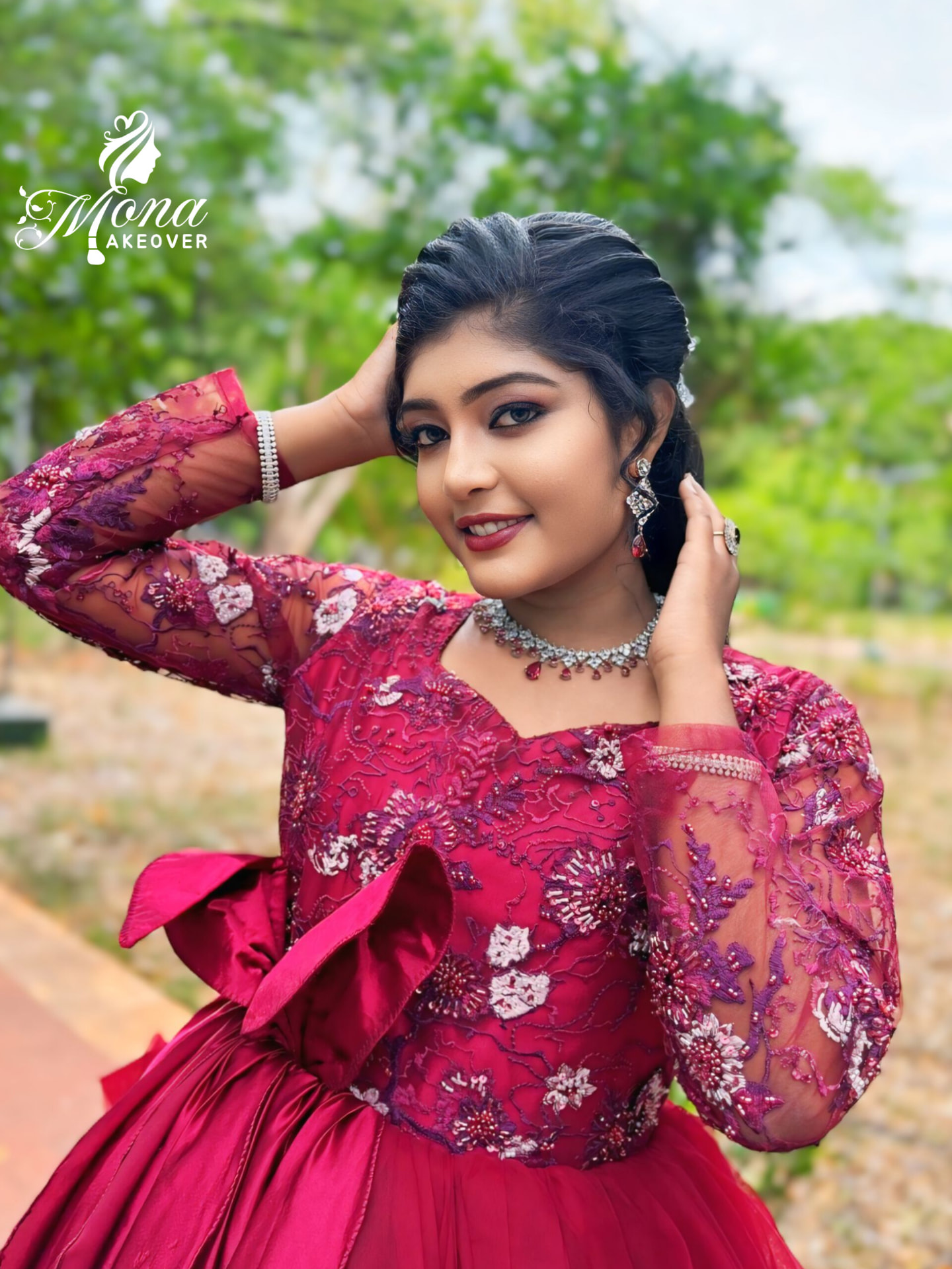 Party Makeup makeup by MONA MAKEOVER Madurai