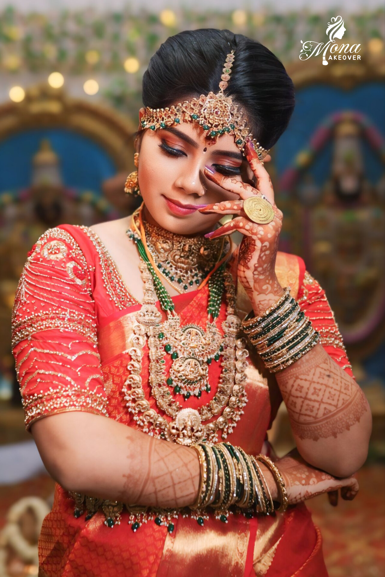 MONA MAKEOVER bridal studio work